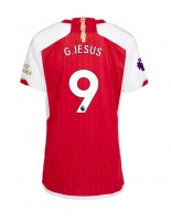 Arsenal Gabriel Jesus #9 Domácí Dres pro Dámské 2023-24 Krátký Rukáv